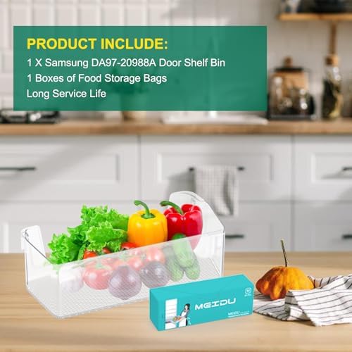 DA97-20988A Refrigerator Door Bin Shelf Replacement for Samsung