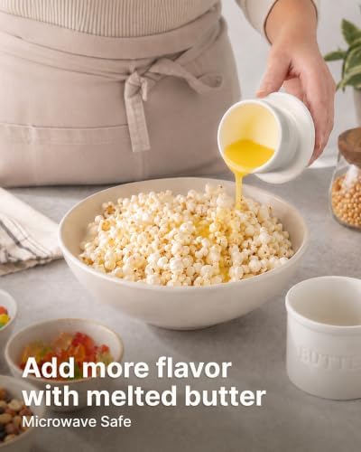 Zulay Kitchen Bell Shaped Butter Crock with Lid for Countertop with