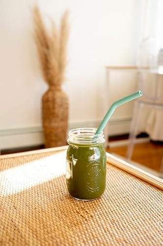 Ello Impact Pack of Reusable Silicone Straws with Fold & Store Carry