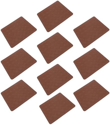 Qinlorgo Silicone Macaron Mat, 10 Sheets Non Stick Baking Mat with 30