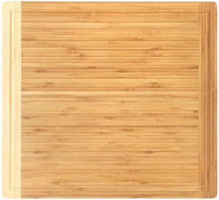 BambooMN Pull Out Cutting Boards, 20 x 18 x 0.75, 2 Pieces