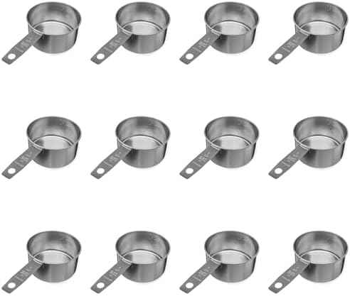 1 Cup Stainless Steel Measuring Cup | Sturdy Metal 250 ml | 240 cc