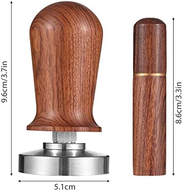 Decdeal 51mm Espresso Tamper and Stirrer Set, Coffee Tamper with