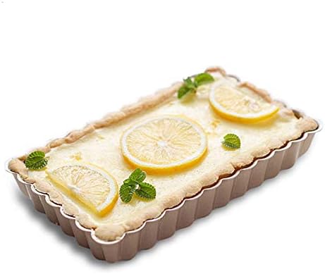 CANDeal 7pcs Tarts, Rectangular Quiches & Dessert Baking Set, 6x