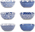 Selamica Ceramic 2.6 OZ Square Dipping Bowl Set, Set of 6, Vintage