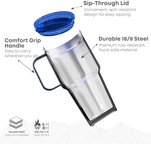 Smartshake DC COMICS Bohtal Nomad Tumbler, 900ml / 30 oz, Keeps Drinks