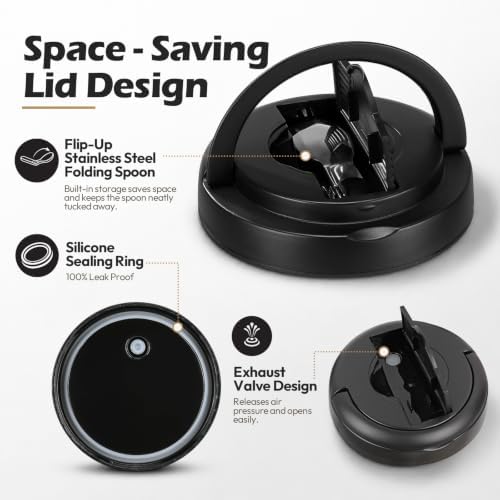 Itslife 32oz Insulated Soup Thermo, Vacuum Stainless Steel Food Jar