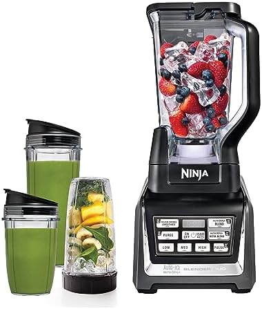 Ninja BL642 Personal & Countertop Blender, Black