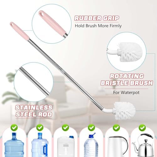 5 Gallon Water Jug Cleaning Brush, Carboy Brush & Bottle Cleaner for
