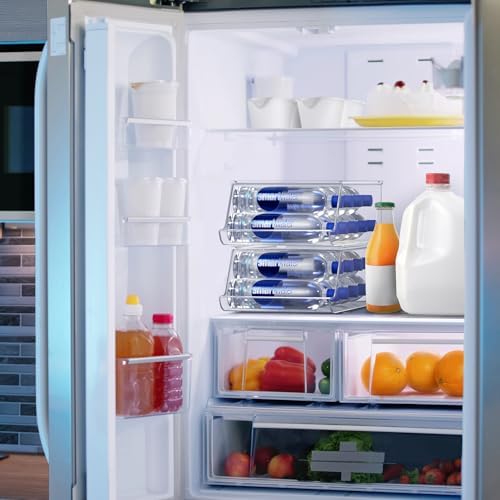 Sorbus Water Bottle Organizer for Refrigerator & Pantry, Stackable