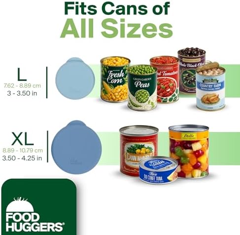 Food Huggers Silicone Can Covers, Set of 2