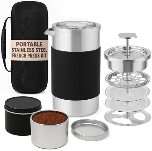 Small 12 oz French Press Coffee Maker Set