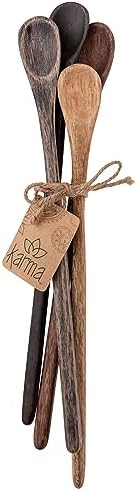 Karma Long Handle Tasting Spoons Set for Cooking - Kitchen Utensils
