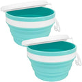 CARTINTS Collapsible Bowls With Lids Silicone Food Storage Containers