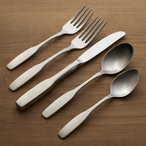 Oneida Paul Revere Fine Flatware Dinner Forks, Set of 4, 18/10