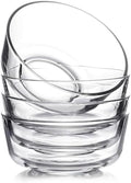 NUTRIUPS 5.7in Small Glass Salad Bowls Individual Servings,20oz Clear