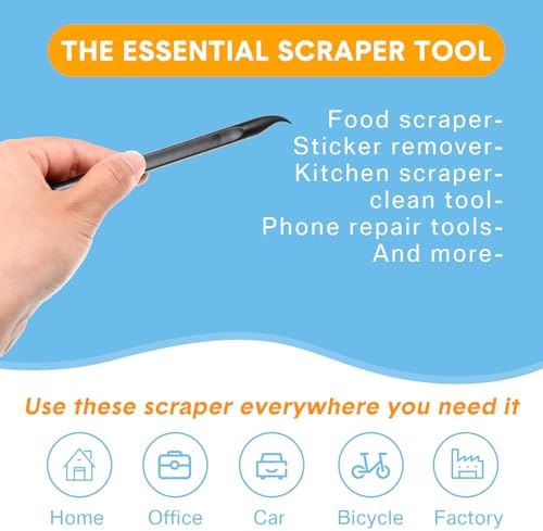 Honoson Cleaning Scraper Picks, 9 Pcs, Black