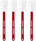 4 Pcs 14 Inch Silicone Spatulas High Temp, 500°F Heat Resistant