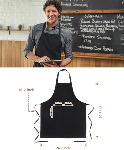 Xeoxarel Chef Cooking Kitchen Apron for Men Women