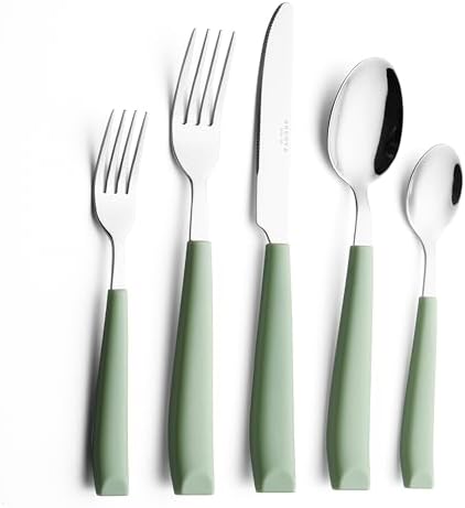 ANNOVA Silverware Set Stainless Steel Colorful Handle Tableware