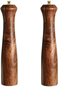 Wooden Salt and Pepper Grinder Set, 10", 2PCS