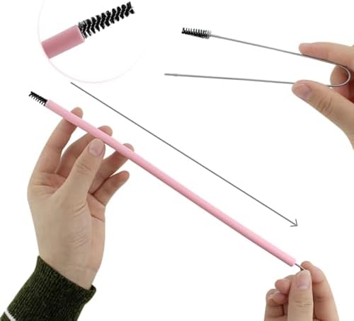 Reusable Silicone Folding Straw Set Portable Food-grade Silicone