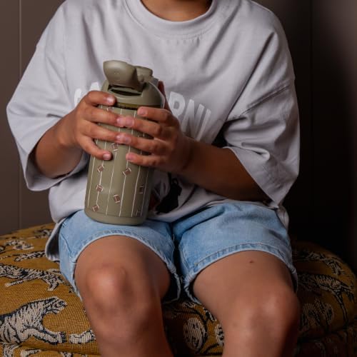HydroJug Ease2o 14oz Kids Insulated Stainless Steel Water Bottle, Dual