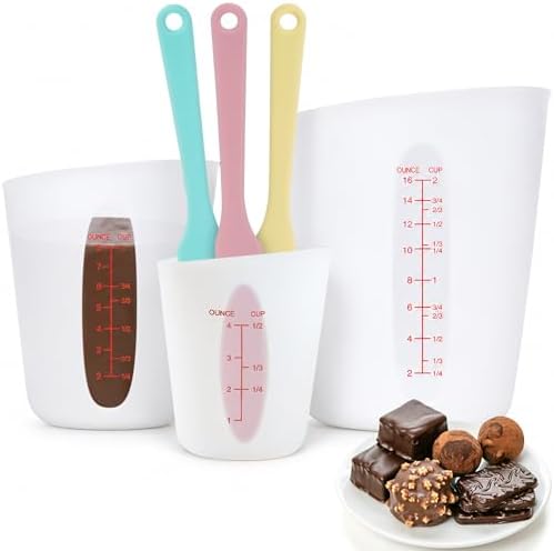 Food-Grade Silicone Chocolate Melting Cup Set