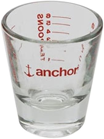 Diamond Visions 1 oz. Clear Glass Measuring Shot Glass