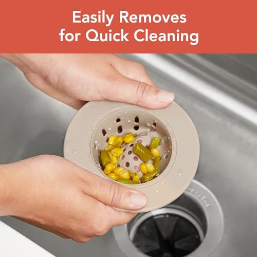 Spectrum Silicone Sink Strainer 2-Pack - Flexible Kitchen Sink Drain