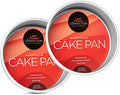 Last Confection 8 x 2 Inch Round Cake Pans, Set of 2 Anodized Aluminum