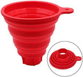 KongNai Silicone Collapsible Wide Mouth Funnel for Jars, Foldable