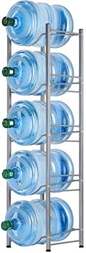 LIANTRAL 5-Tier Water Cooler Jug Rack, 5 Gallon Bottle Storage