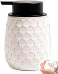 Foaming Soap Dispenser, 12OZ Ceramic Foam White Hand Soap Dispenser