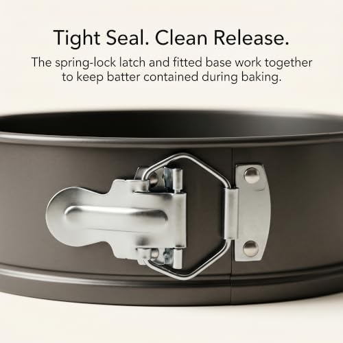 3 Pcs 9" Springform Cake Pans, Round Cheesecake Pan with Removable