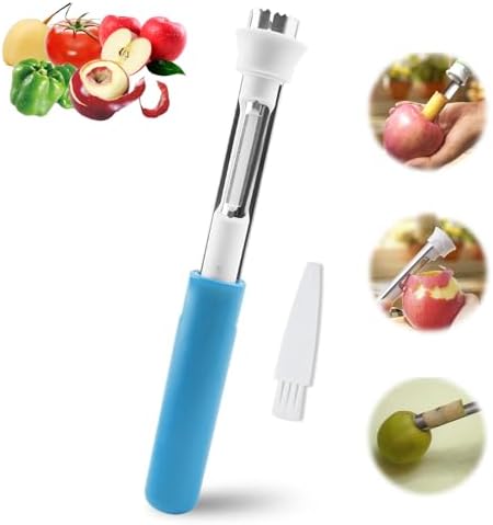 2 in 1 Apple Corer and Peeler Tool, Fruit Vegetable Corer and Peeler