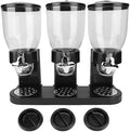 Cereal Dispenser, Triple Food Dispenser Multifunctional Compact
