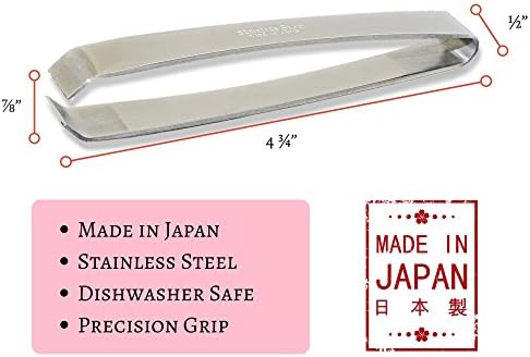 Kwizing 4 3/4" Stainless Steel Fish Bone Tweezers