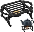 Cast Iron Teapot Warmer, Teapot Heater withTealight Holder
