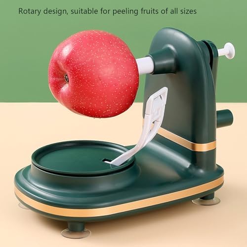 Hand Crank Rotating Manual Apples Peeler 8 Wedges Slicers Corer for