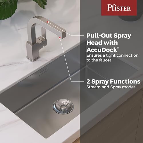 Pfister LG534LPMS Arkitek Pull-Out Kitchen Faucet
