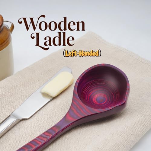 8 PCS Pakkwood Left-Handed Kitchen Utensil Set | Kitchen Cooking