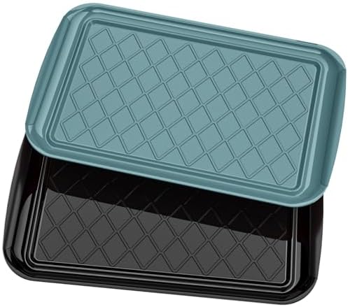 Grilling Prep & Serve Trays for Party Set of 2, Large BBQ Serving