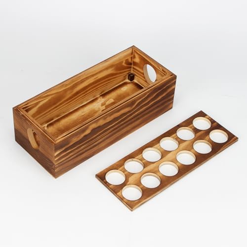 Wooden Egg Crate, 24 Eggs, 2 PCS