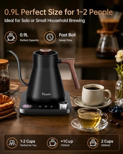 Gooseneck Electric Kettle with Temperature Control
