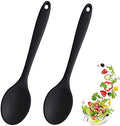 2 Pcs Silicone Spoons for Cooking Heat Resistant, Hygienic Design