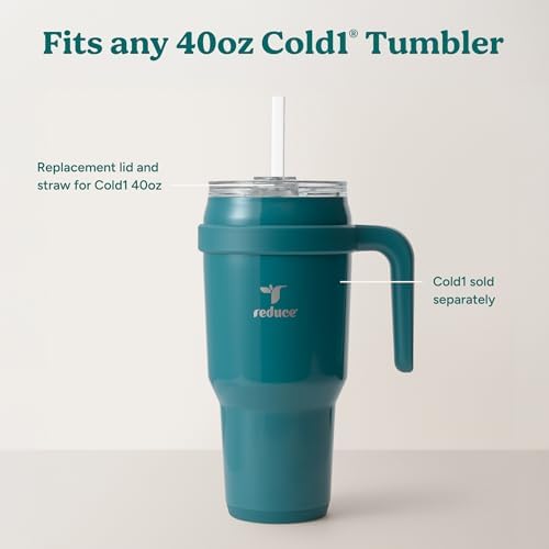 Reduce Tumbler Lid and Straw Set for 30-40 oz Tumblers/Mugs - BPA