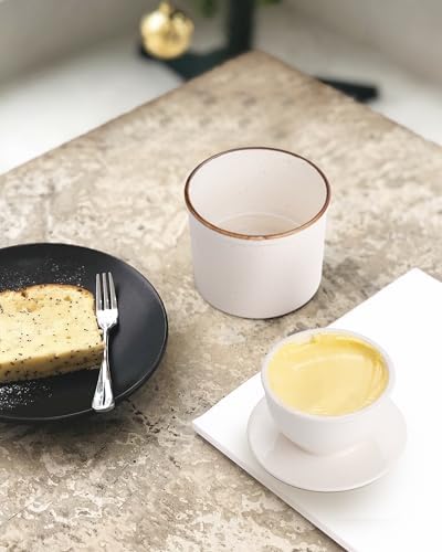 French Butter Dish, Butter Crock for Counter with Water Line, Ceramic