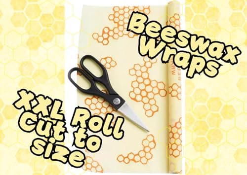 Reusable Beeswax Food Wrap Roll, XXL