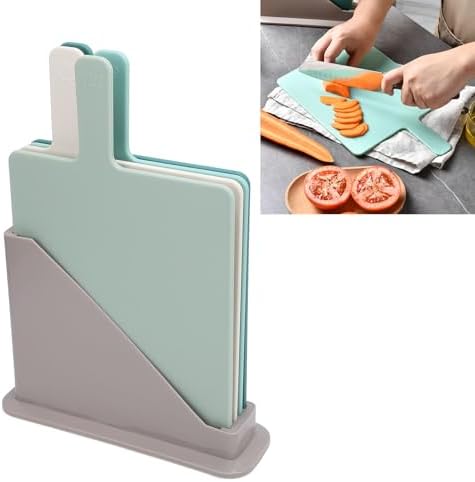 Plastic Cutting Board Set Color Coded Chopping Boards Integrated